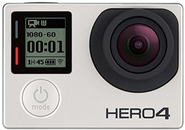 GoPro HERO4 Silver Adventure Actionkamera (12 Megapixel, 41,0 mm x 59,0 mm x 29,6 mm) - 