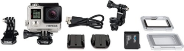 GoPro HERO4 Silver Adventure Actionkamera (12 Megapixel, 41,0 mm x 59,0 mm x 29,6 mm) - 