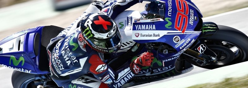 Motorrad Rennfahrer in der Seitenlage