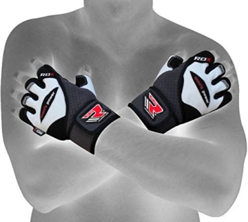 Trainingshandschuhe Leder mit Handgelenkschutz