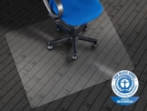 Bürostuhl Bodenschutzmatte transparent für Teppichböden
