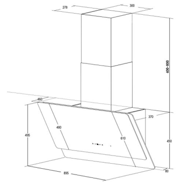 NEG KF959 Dunstabzugshaube