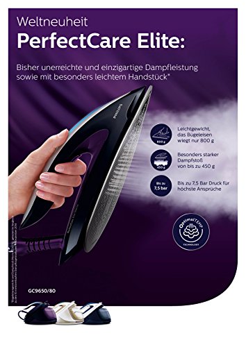 Philips PerfectCare Elite Silence GC9650/80 Dampfbügelstation