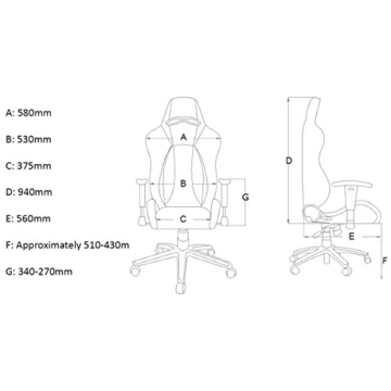 AK Racing Premium Gaming Stuhl