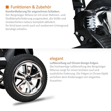 Bergsteiger Milano Kombikinderwagen 3 in 1