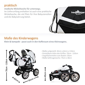 Bergsteiger Milano Kombikinderwagen 3 in 1