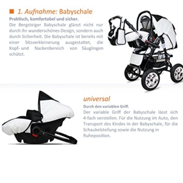 Bergsteiger Milano Kombikinderwagen 3 in 1