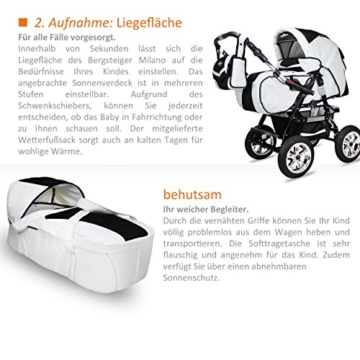 Bergsteiger Milano Kombikinderwagen 3 in 1
