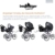 Bergsteiger Venedig Kombikinderwagen 3 in 1