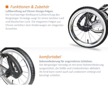 Bergsteiger Venedig Kombikinderwagen 3 in 1