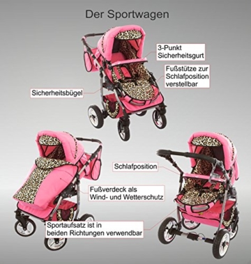 Chilly Kids Dino Kombikinderwagen 3 in 1