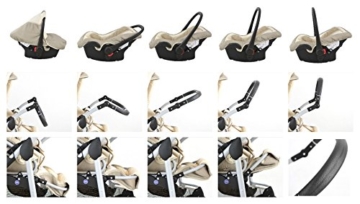 Clamaro Coral Kombikinderwagen 3 in 1