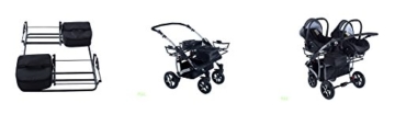 Clamaro Gemini Zwillings Kombikinderwagen 3 in 1