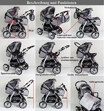 Clamaro VIP Kombikinderwagen 3 in 1