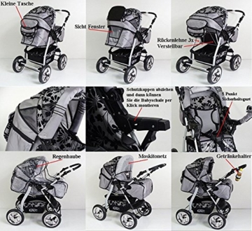 Clamaro VIP Kombikinderwagen 3 in 1