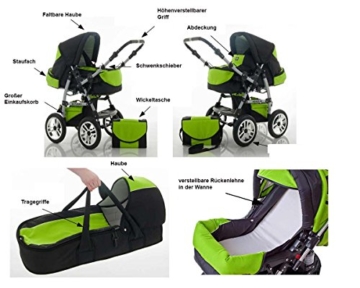 Dein Babyladen Flash Kombikinderwagen 3 in 1