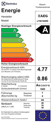 AEG L75674NWD Waschtrockner
