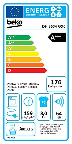Beko DH8534GX0 Wärmepumpentrockner