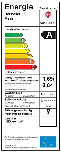 Hoover WDMT 4138 AH Waschtrockner