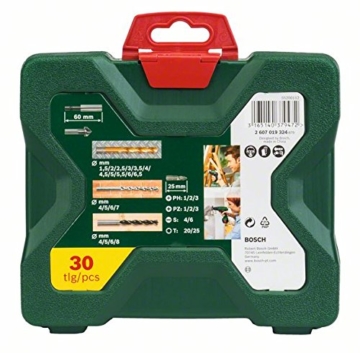 Bosch Bohrerset Schrauberset 30tlg. X-Line Titanium