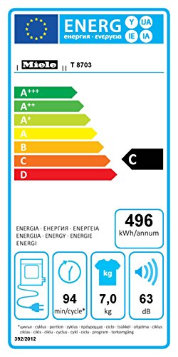 Miele T8703 D LW Ablufttrockner